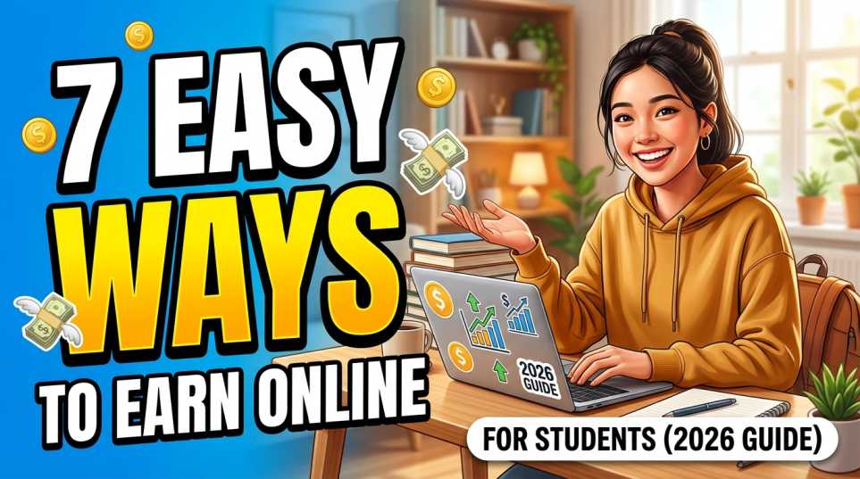 Students के लिए Online Earning के 7 आसान तरीके (2026 Guide)
