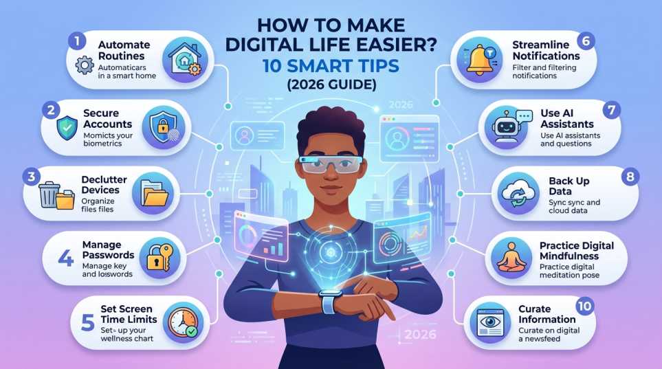 Digital Life आसान कैसे बनाएं? 10 Smart Tips (2026 Guide)