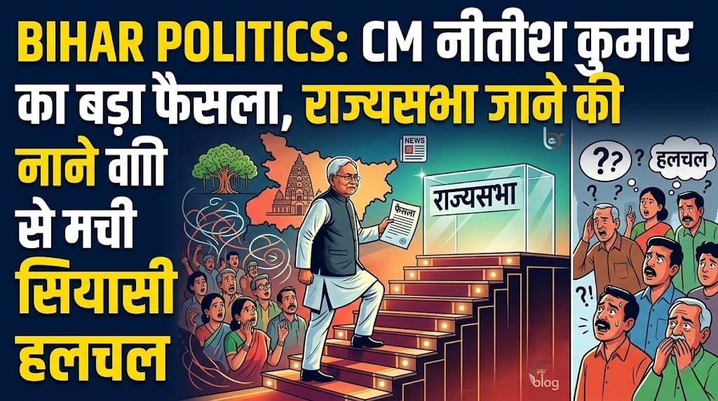 Bihar Politics: CM नीतीश कुमार का बड़ा फैसला, राज्यसभा जाने की तैयारी से मची सियासी हलचल